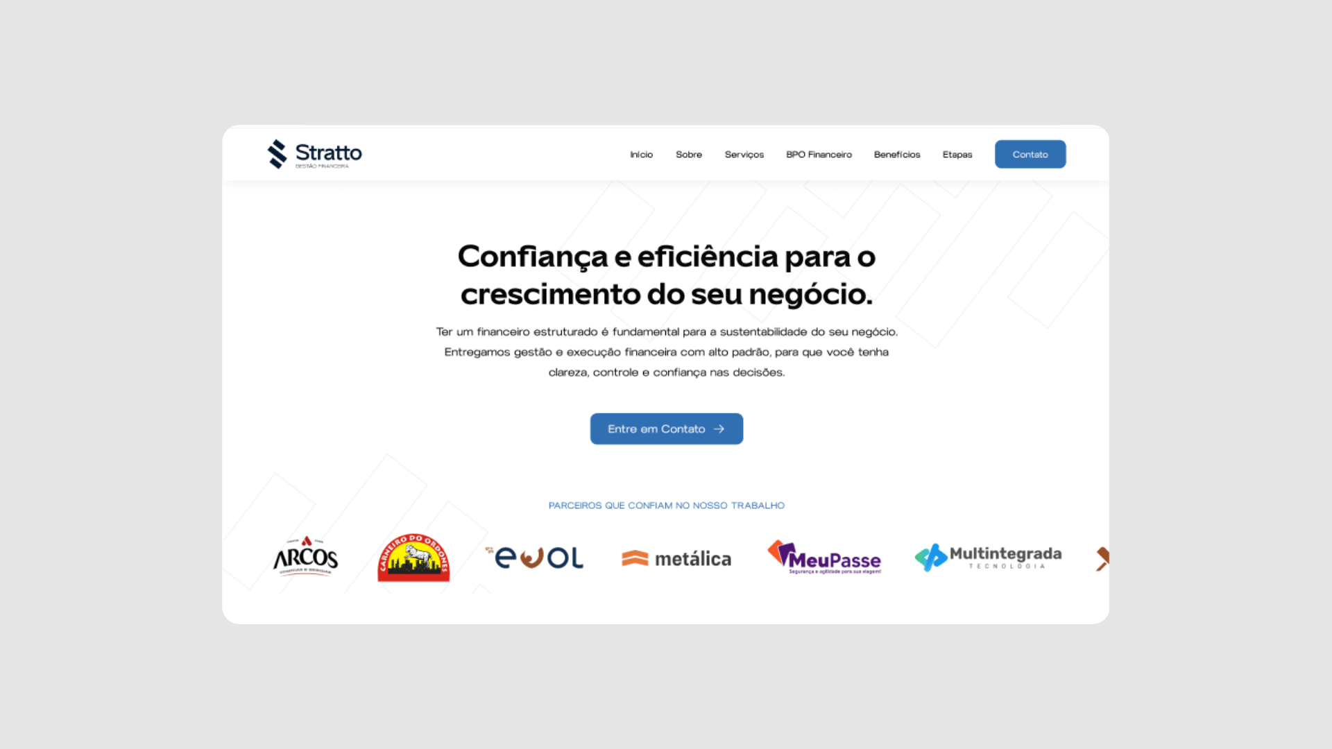 Stratto — Gestão Financeira