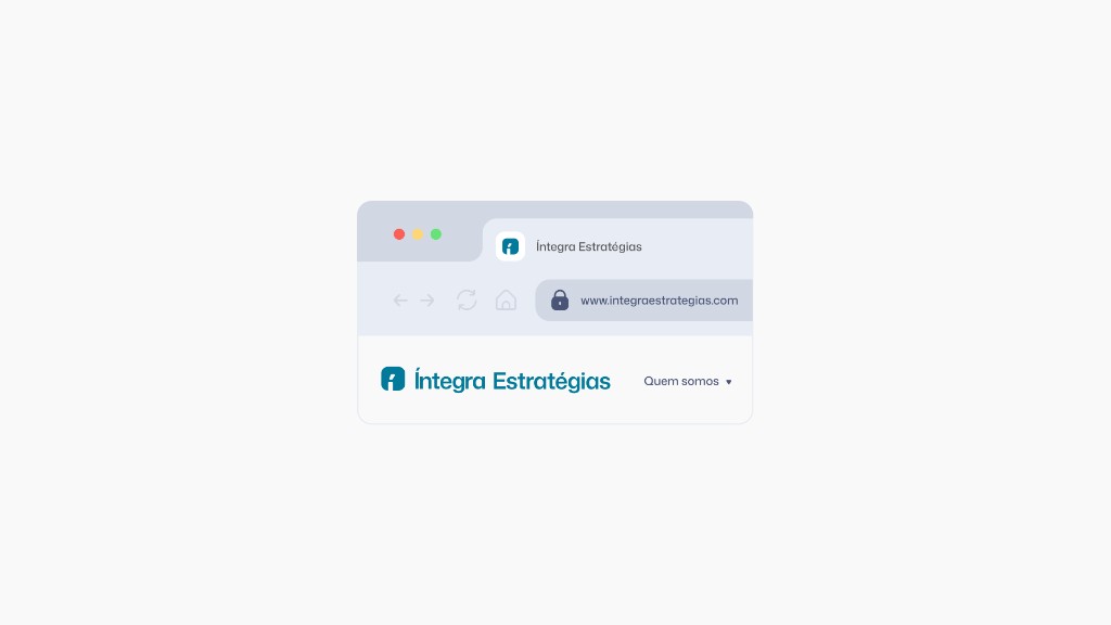 Header do website Íntegra Estratégias