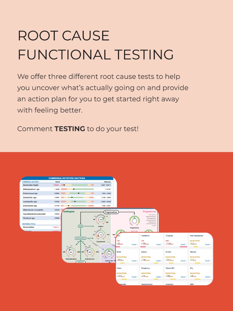 Marea Wellness, Root Cause Functional Testing