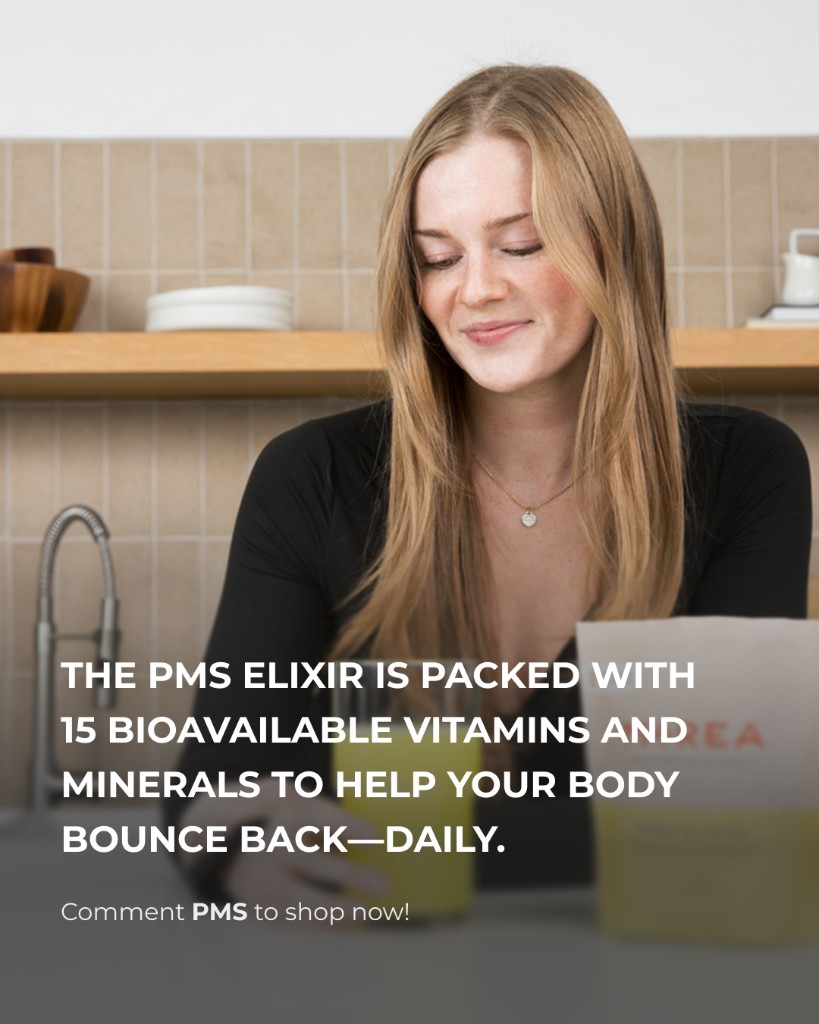 Marea Wellness, PMS Elixir micronutrients CTA