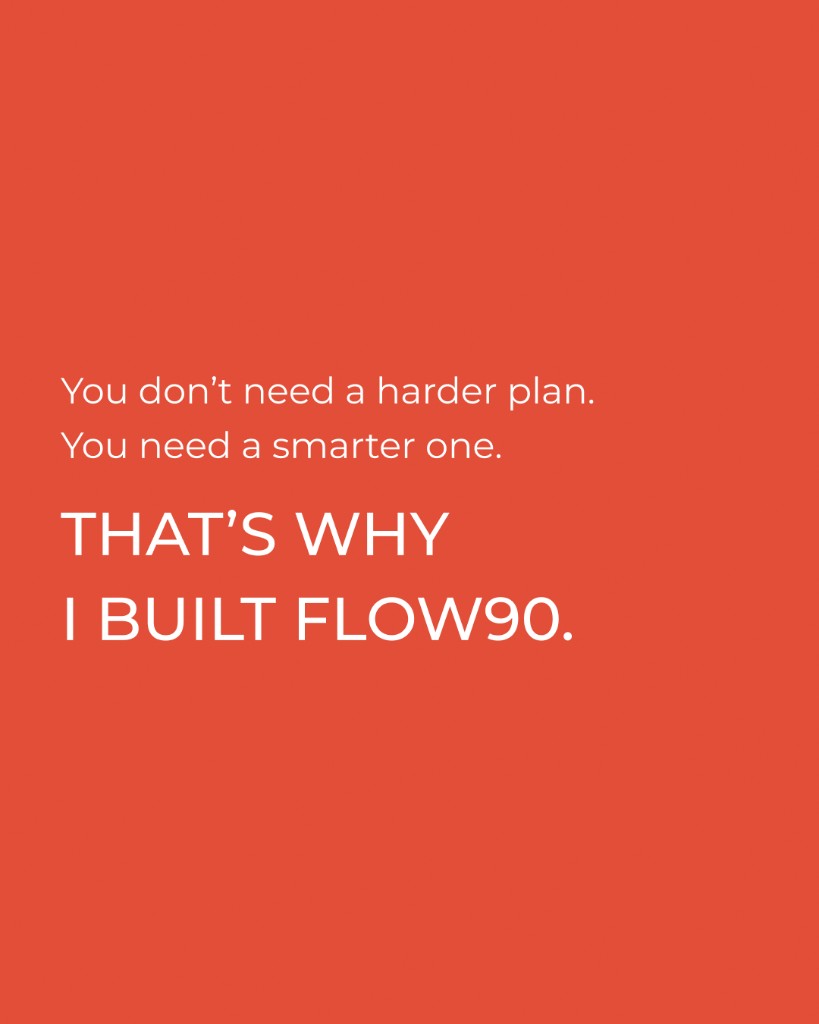 Marea Wellness, You need a smarter plan, FLOW90