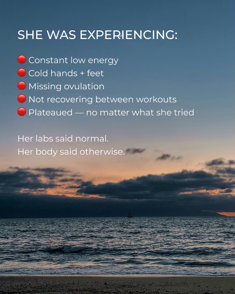 Marea Wellness, She was experiencing