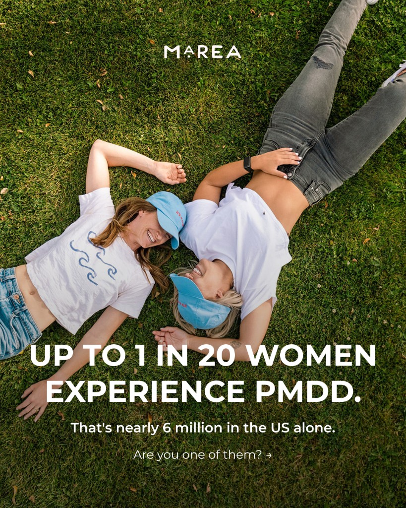 Marea Wellness, Up to 1 in 20 women experience PMDD