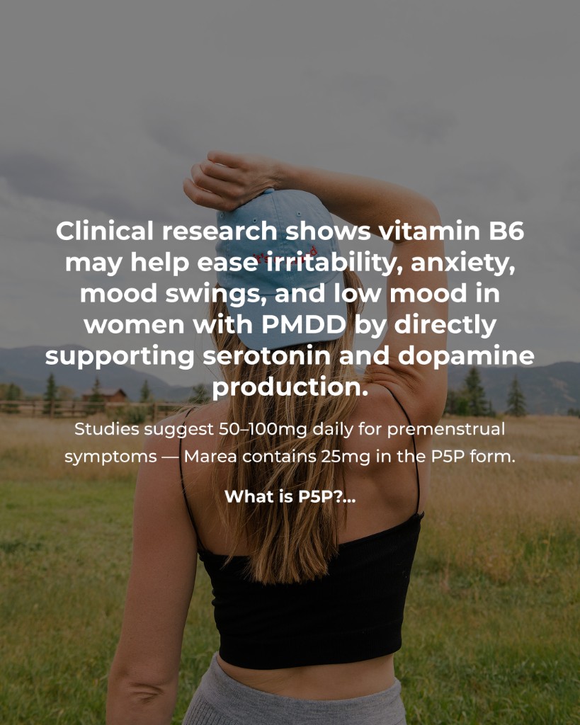 Marea Wellness, Vitamin B6 clinical research for PMDD